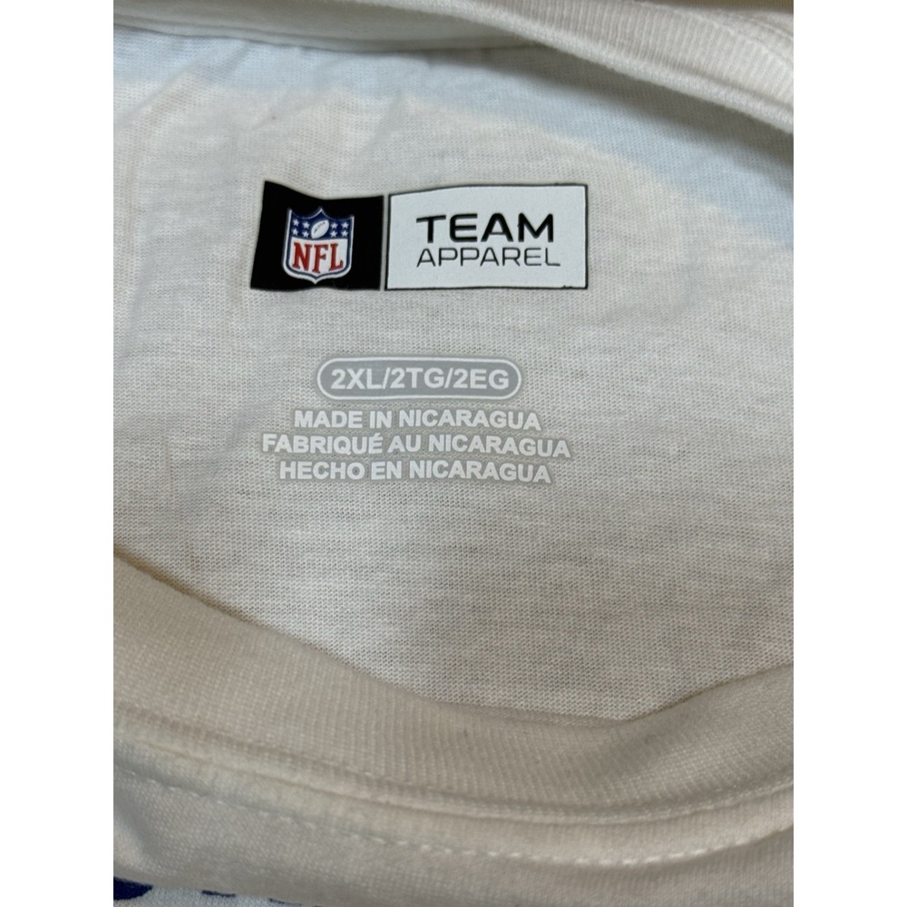 NWOT! LA Rams NFL Team Apparel, Men's Long Sleeve Size 2XL White, American Flag - Picture 5 of 13